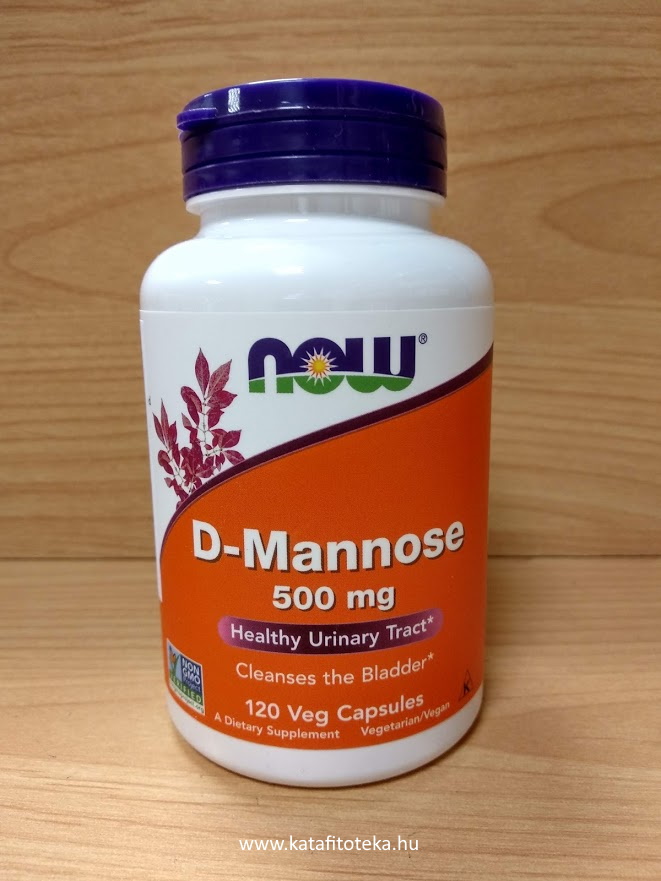 NOW D-MANNÓZ KAPSZULA 500 mg