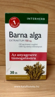 INTERHERB NAPI 1 BARNA ALGA EXTRACTUM 30 db