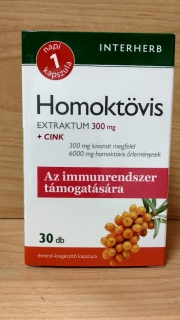 INTERHERB NAPI 1 HOMOKTÖVIS KAPSZULA+CINK 30 DB